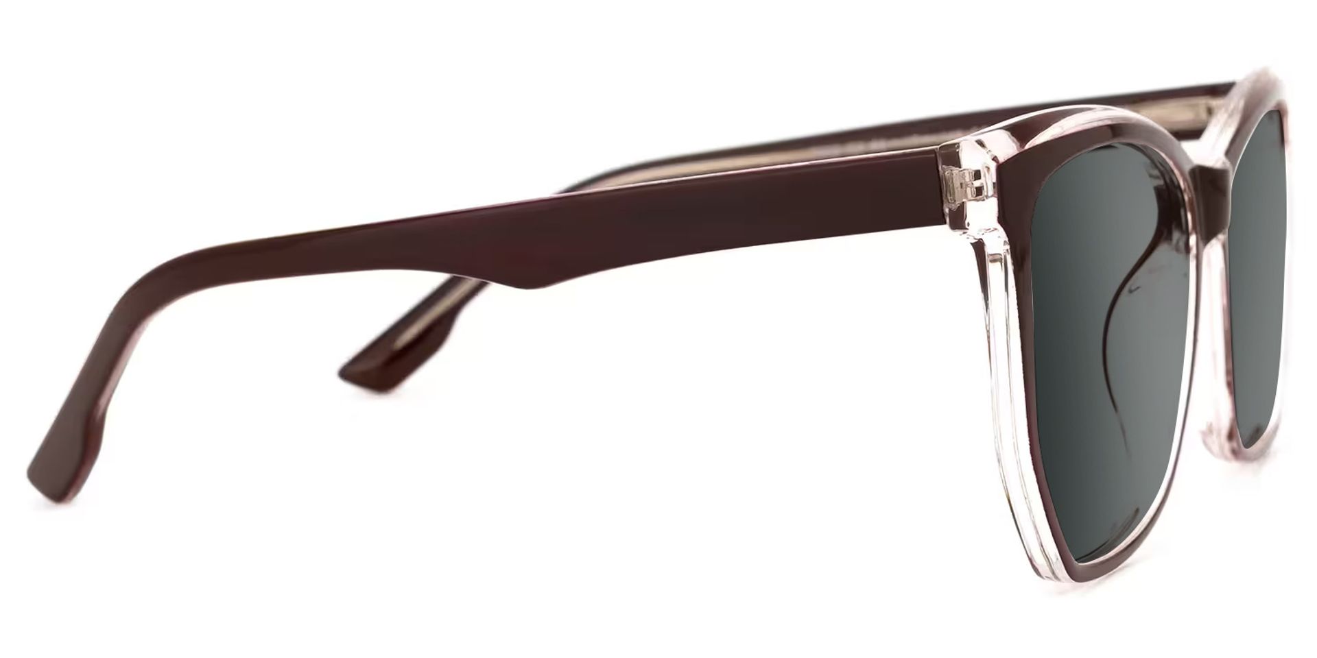 Geometric Libby Coffee Sunglasses deals -Zeelool Glasses2