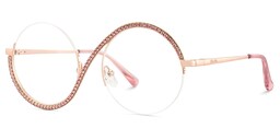 Jaila Round Pink Glasses2