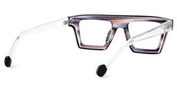 Gerri Rectangle Brown Glasses3