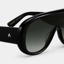 The Shield Black Aviator Sunglasses5
