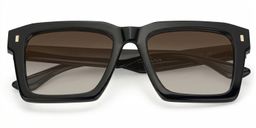 Kenish Square Black Glasses1