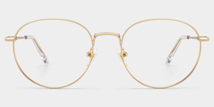 Ian Round Gold Glasses