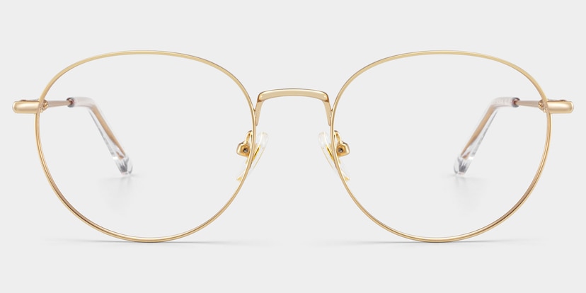 Ian Round Gold Glasses