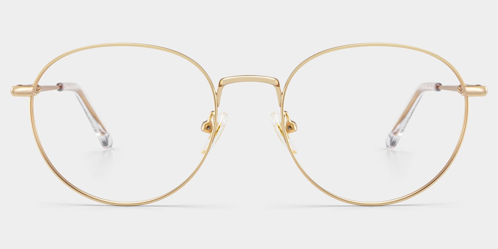 Ian Round Gold Glasses