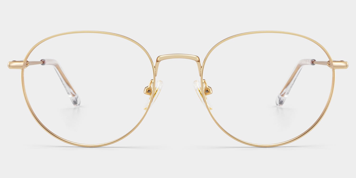 Ian Round Gold Glasses