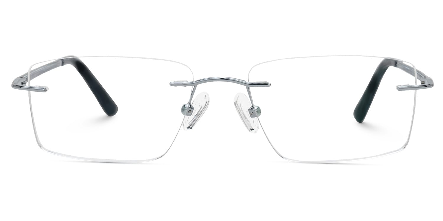 Ndiaye Rectangle Silver Glasses0