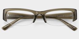 Trevor Clear Brown Rectangle Glasses1