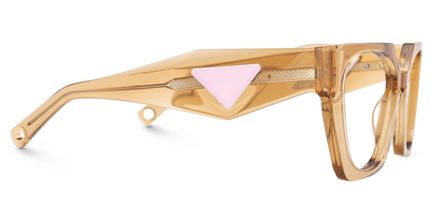 Geometric Rodgers Beige Glasses deals -Zeelool Glasses2