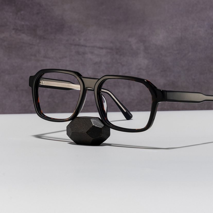 Arden Rectangle Tortoise Glasses