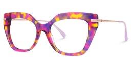 Vieira Cateye Purple Glasses1
