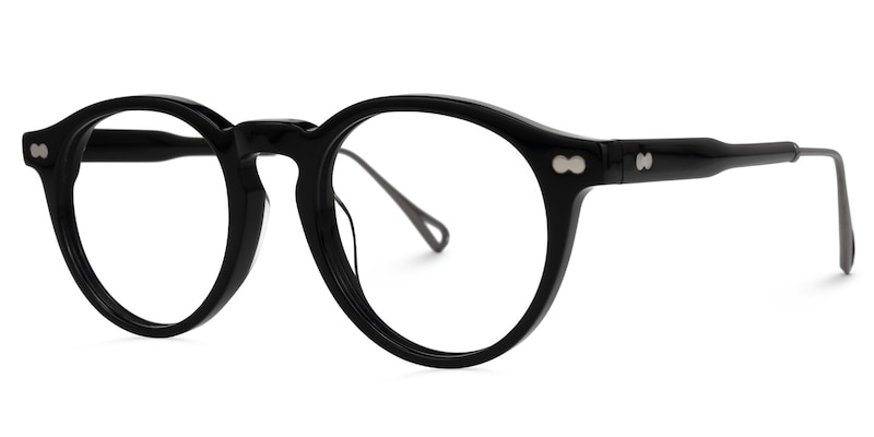 Round Chantalle Black Glasses deals -Zeelool Glasses1