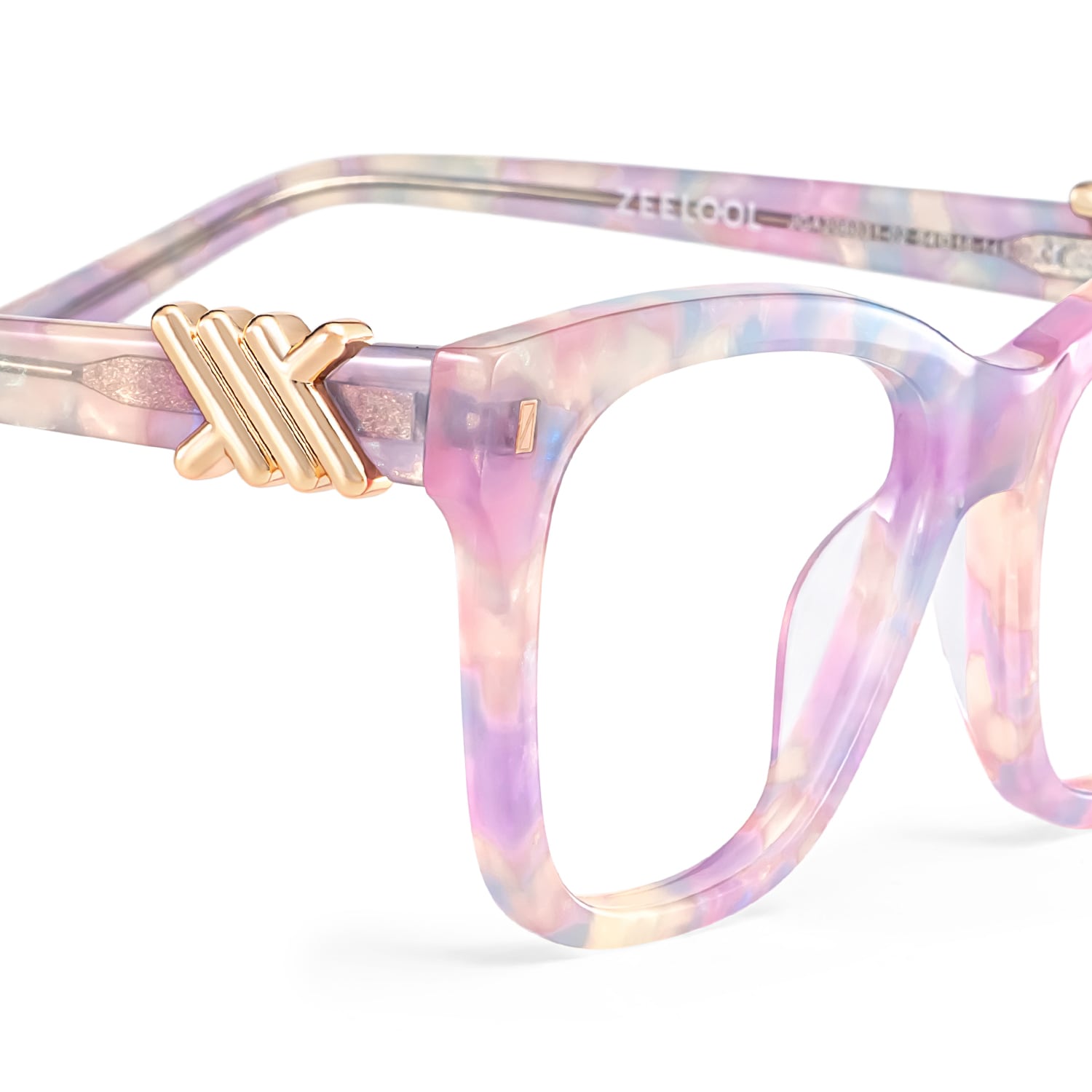 Mae Square Purple Glasses5