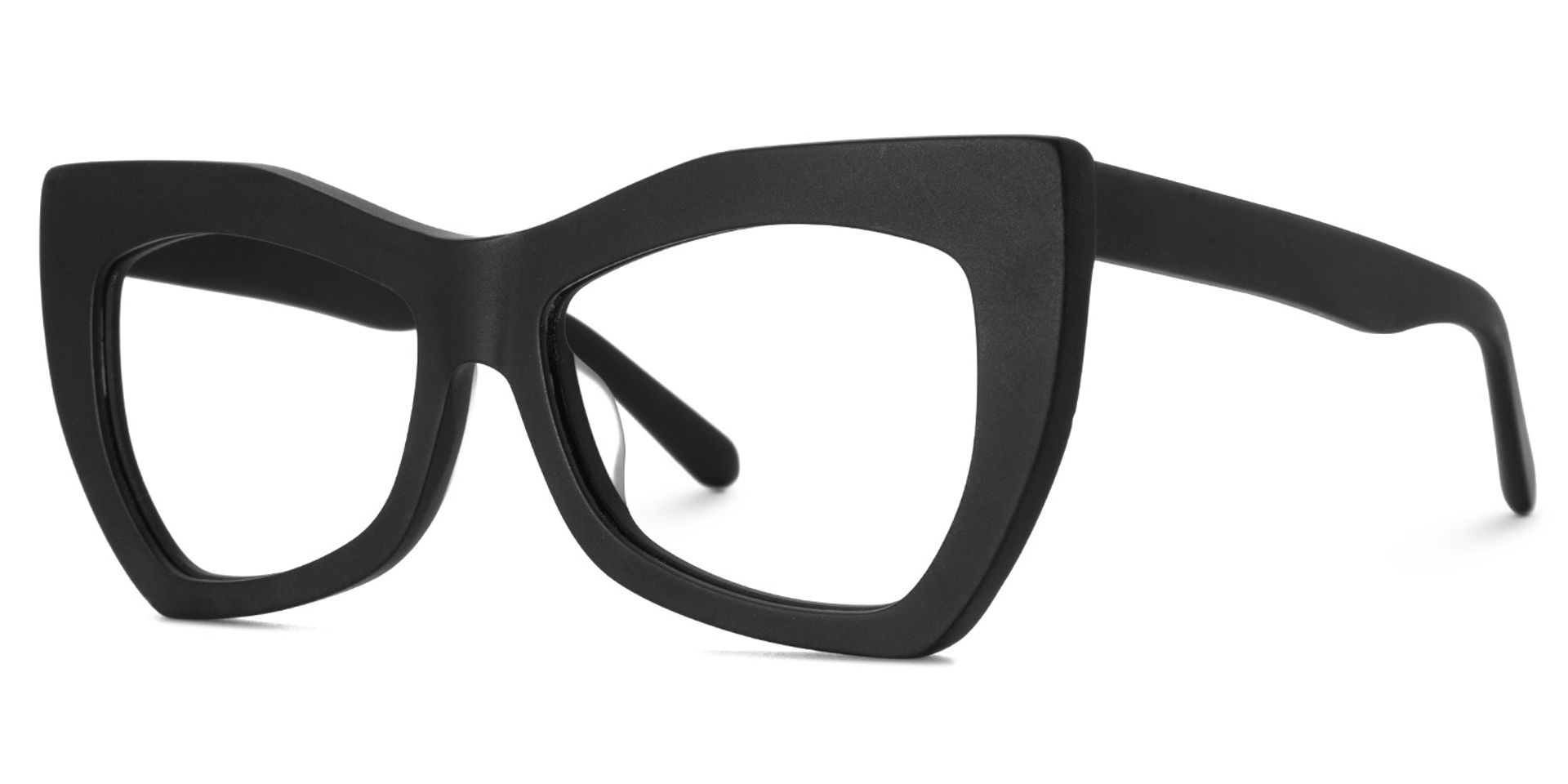Bernita Geometric Black Glasses | Zeelool Glasses1