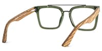 Pascal Aviator Green Glasses4