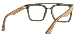 Pascal Aviator Green Glasses5