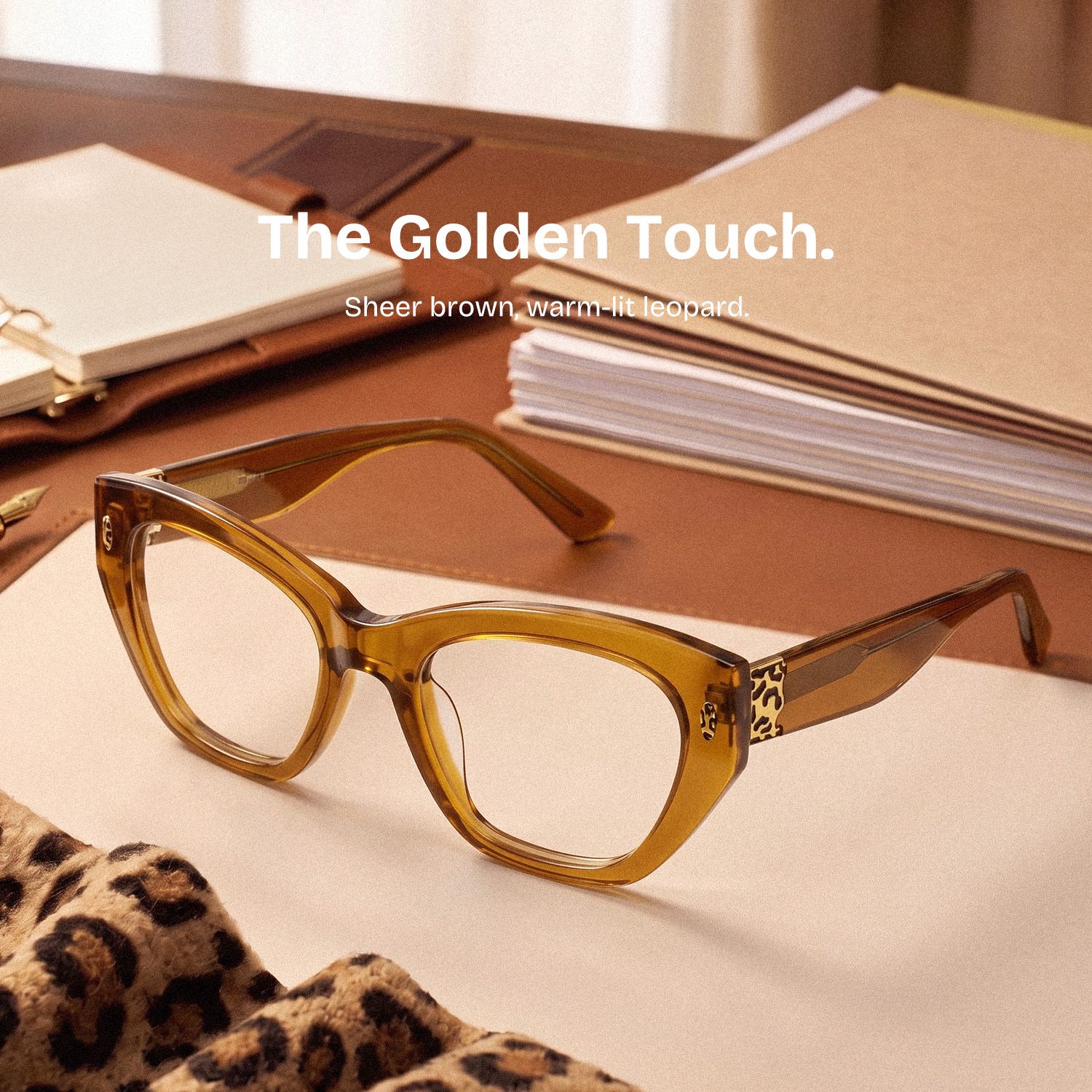 Dillon Brown Cat-Eye Glasses | ZEELOOL0