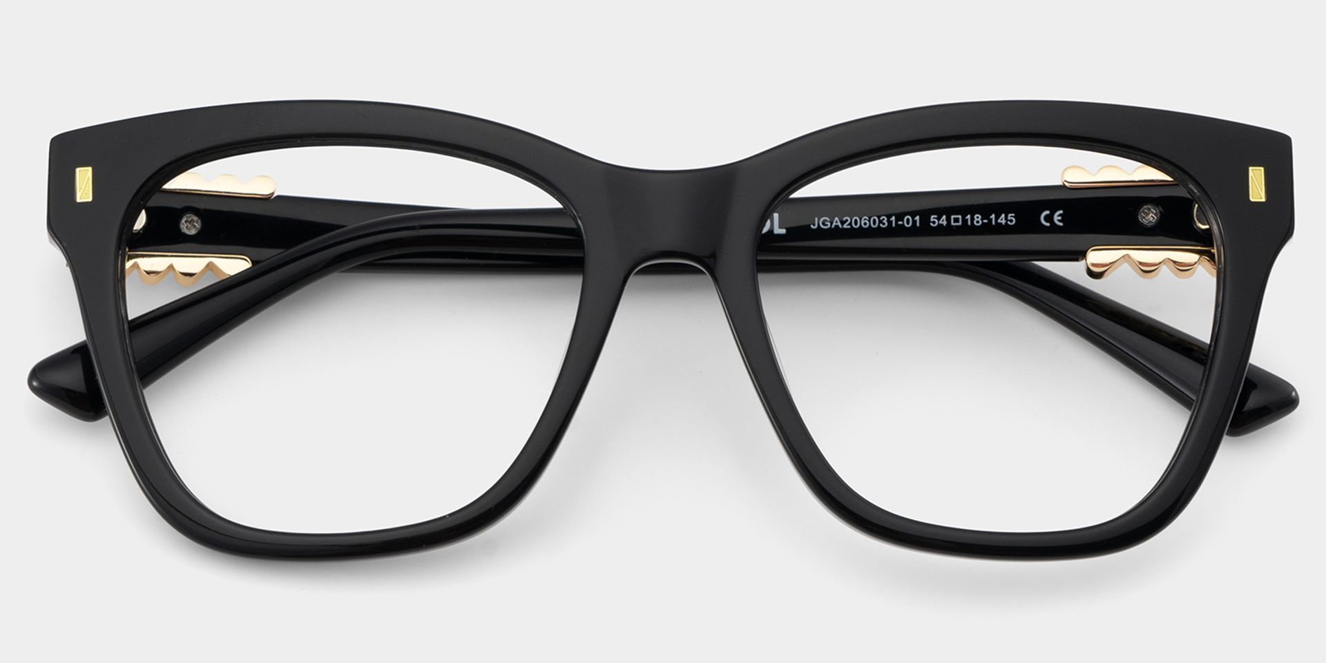 Square Black Eyeglasses- Mae Acetate Frame Glasses2