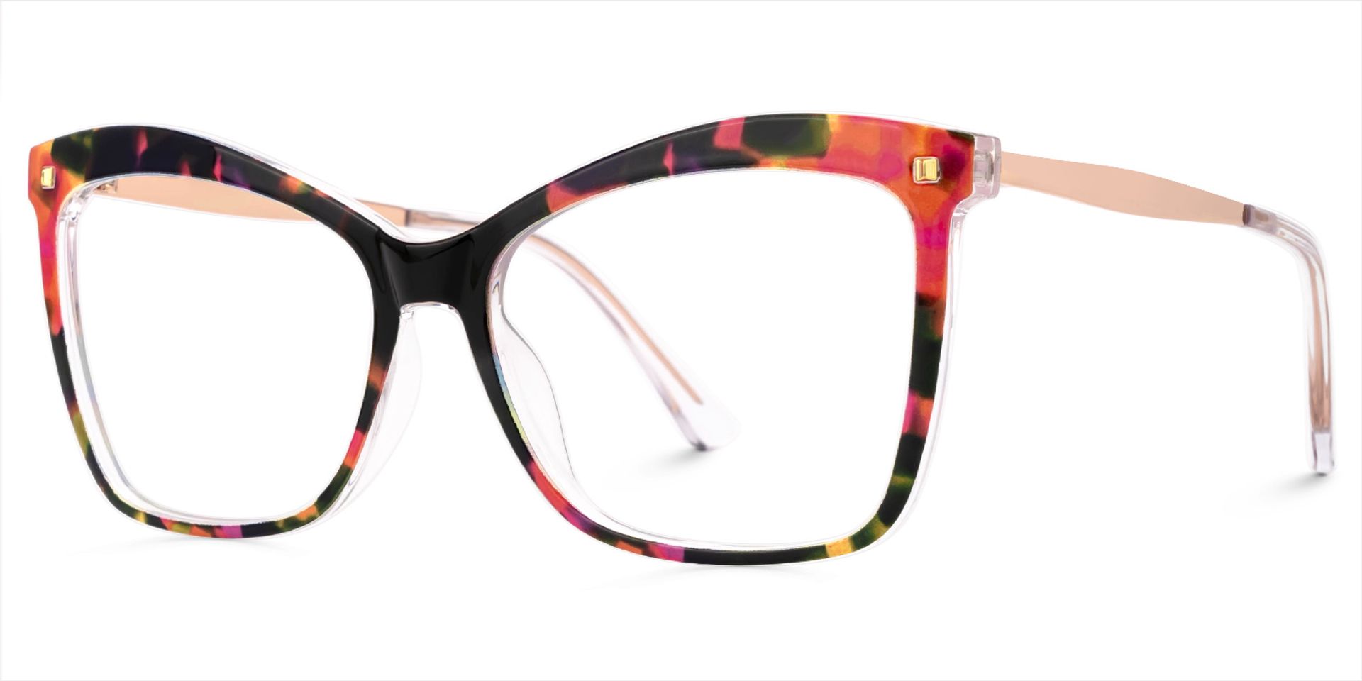 Red-Tortoise Color for Isaebella Frame Glasses | Zeelool1