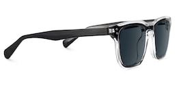 Liam Rectangle Black Crystal Sunglasses3