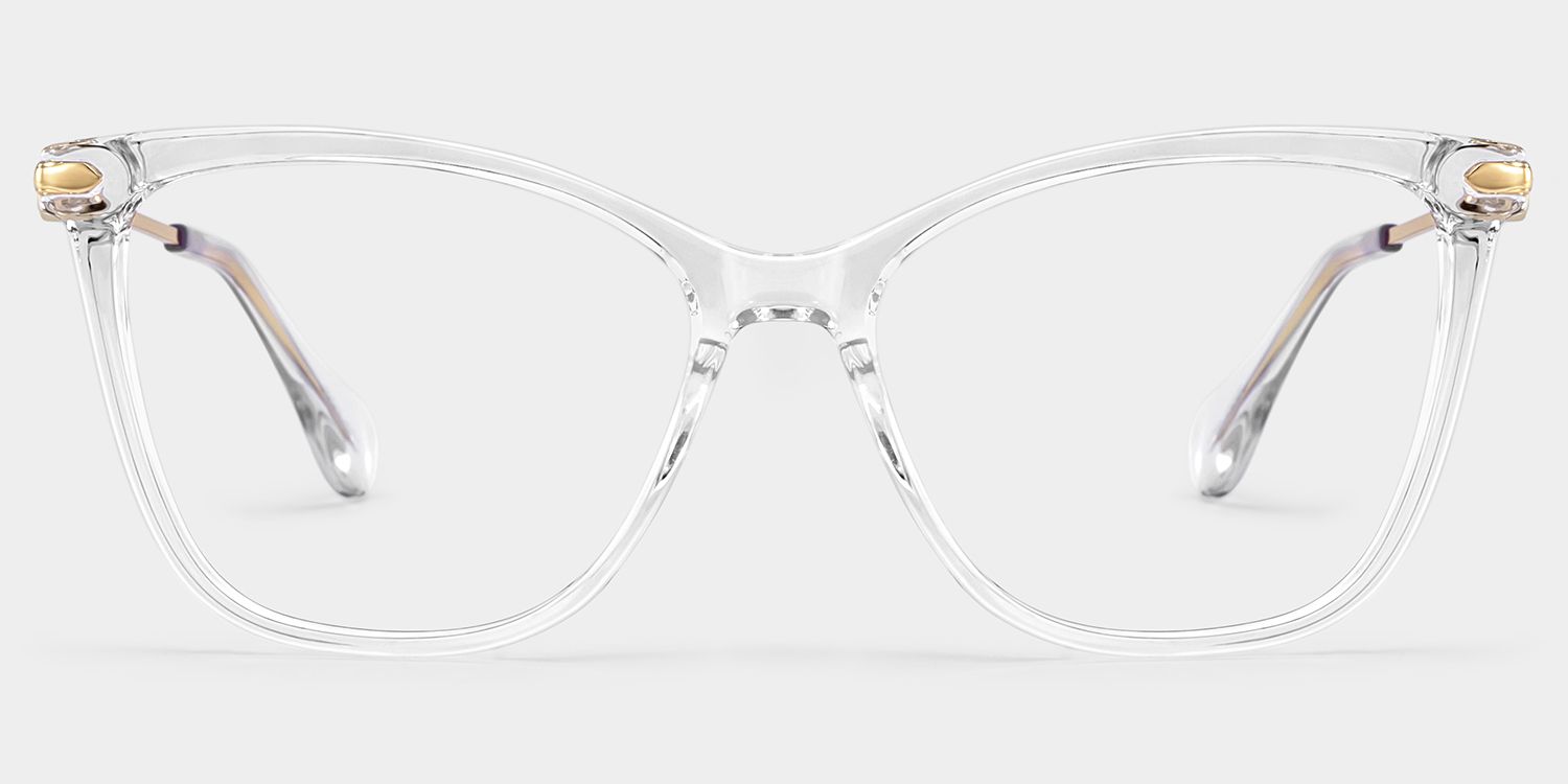 Westley thin clear frame glasses with Butterfly Frame Online | ZEELOOL0
