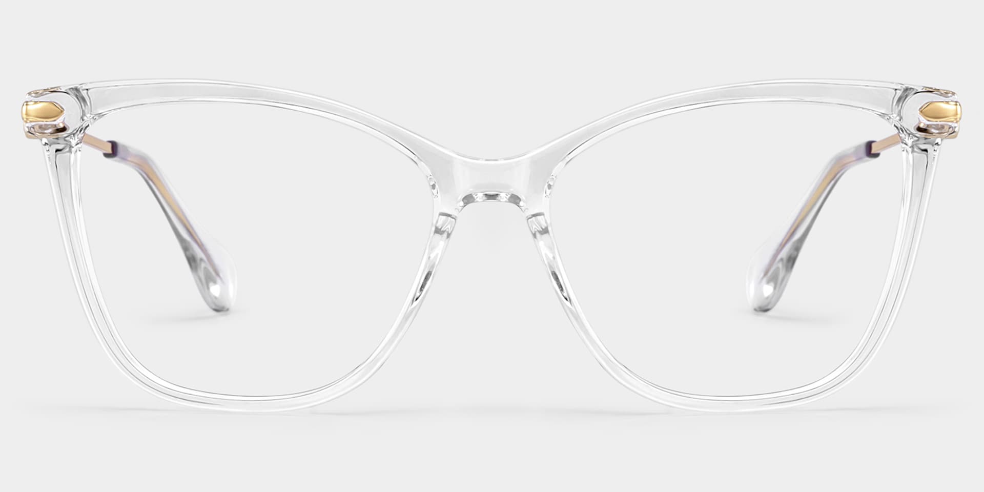 Westley thin clear frame glasses with Butterfly Frame Online | ZEELOOL0