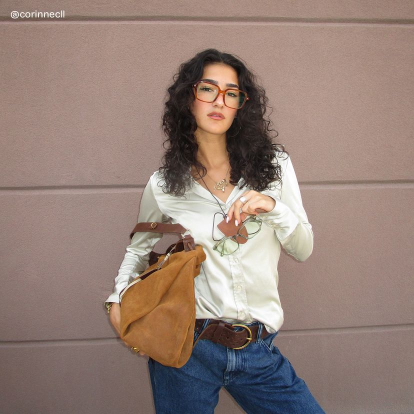 Talia Yellow Square Glasses