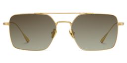 Jensen Aviator Gold Sunglasses0