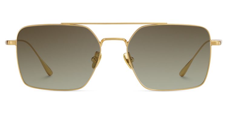 Jensen Aviator Gold Sunglasses