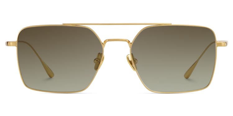 Jensen Aviator Gold Sunglasses
