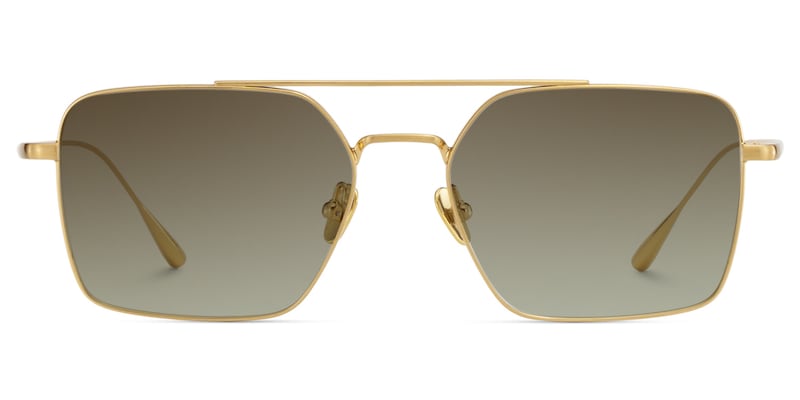 Jensen Aviator Gold Sunglasses