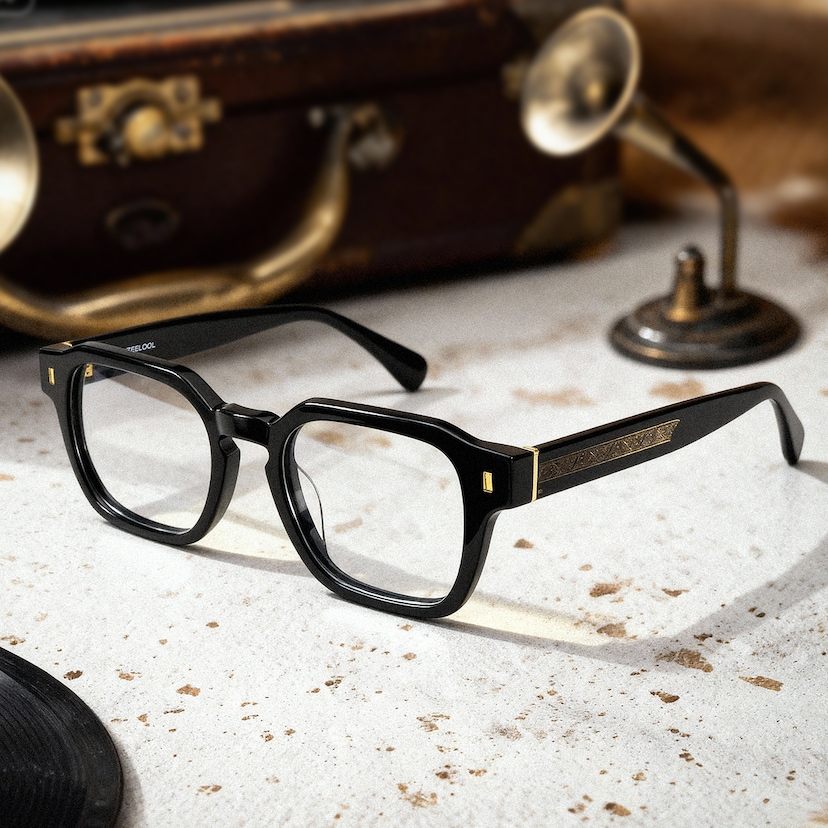 Hope Round Black Glasses