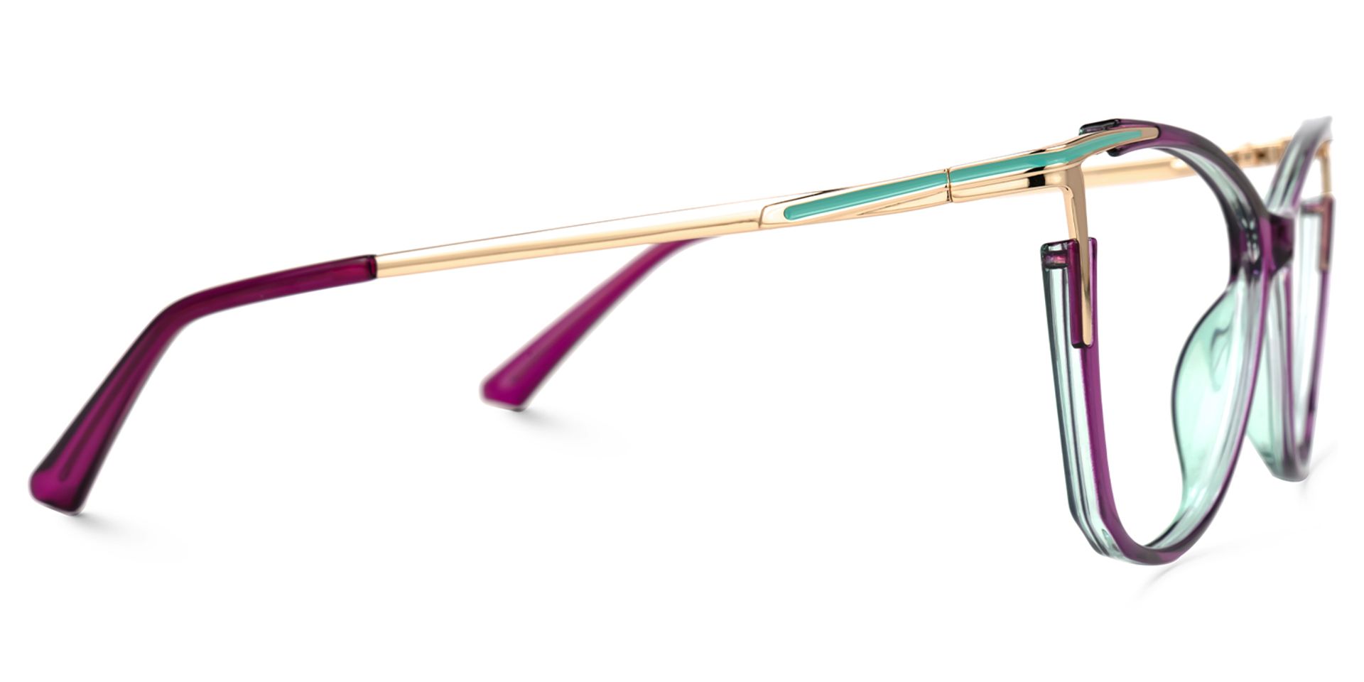 Cateye Yomary Purple Frame Glasses Deals | Zeelool Optical2