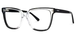 Benguie Square Black Crystal Glasses3