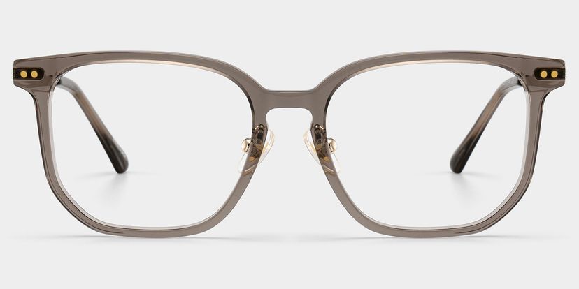 Eve Rectangle Brown Glasses