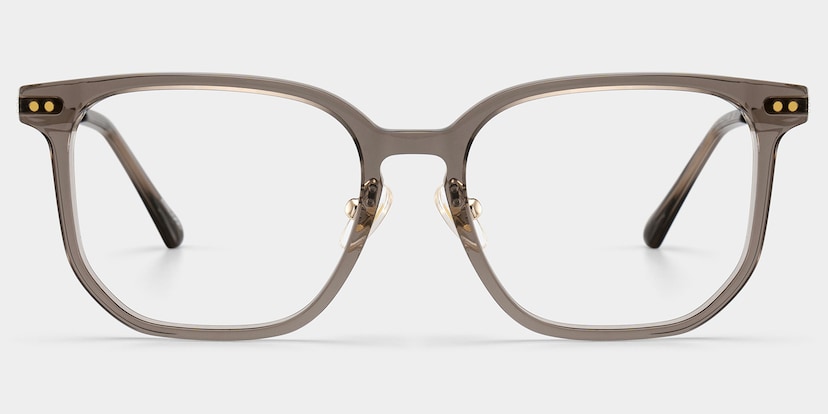 Eve Rectangle Brown Glasses