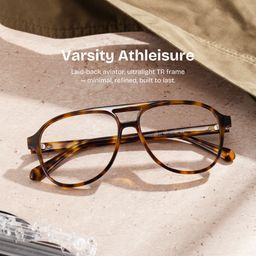 Luna Tortoise Aviator Glasses0