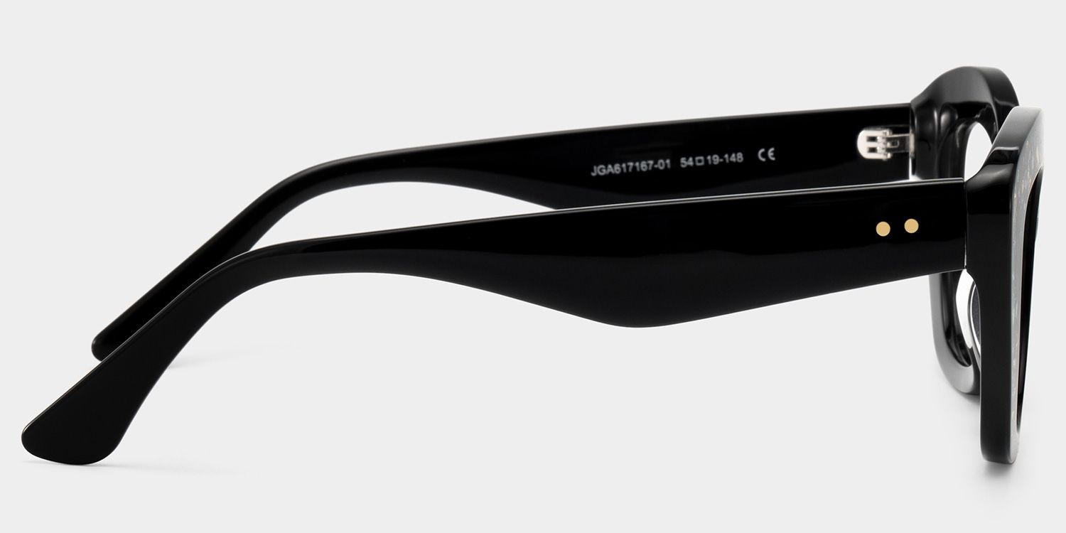 Giselle Black Cat Eye Glasses with Rhinestones | ZEELOOL5