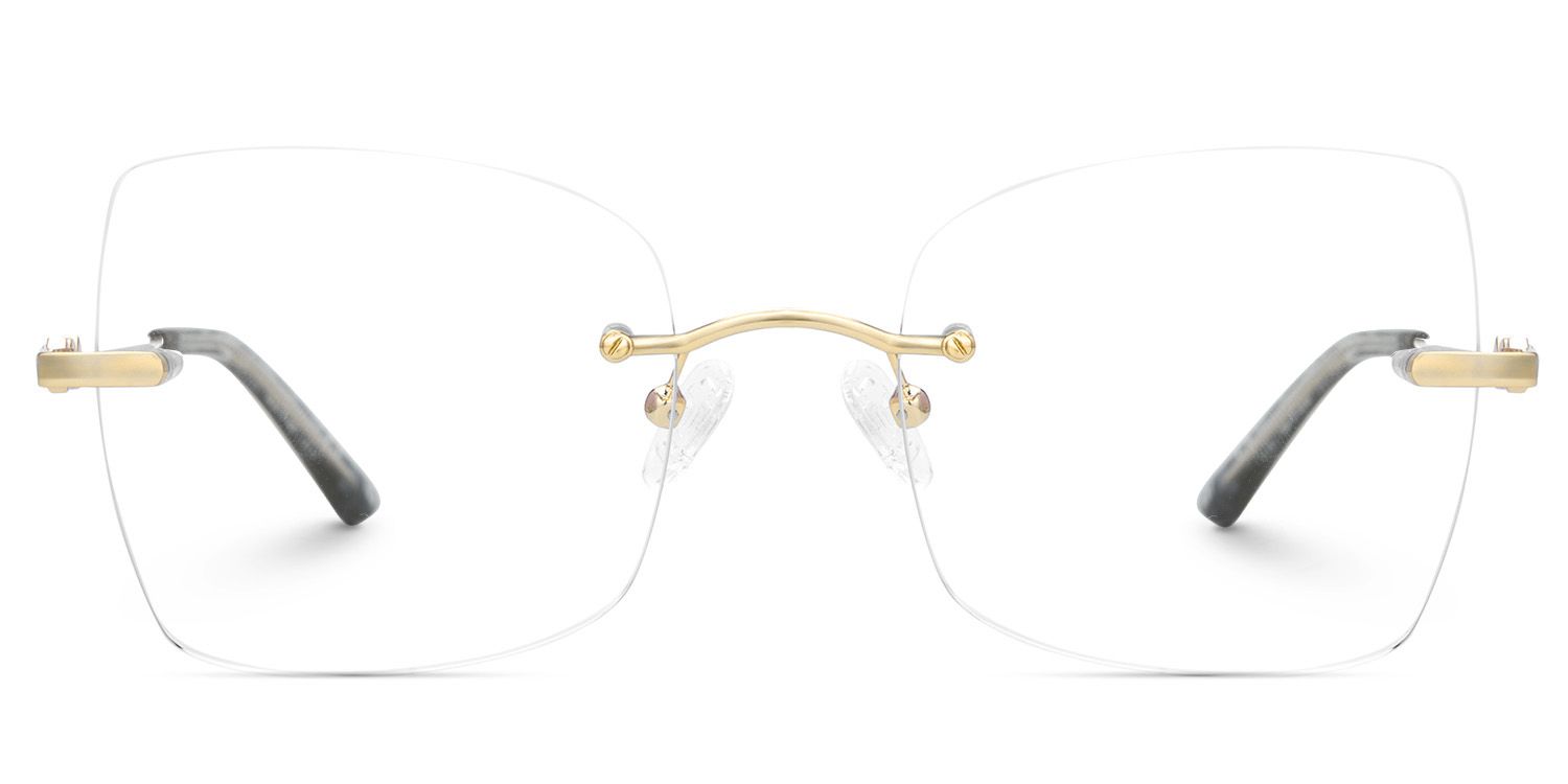 Tierney Designer Butterfly Metal Rimmed Spectacles  | Zeelool0