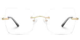 Tierney Butterfly Gold Glasses0