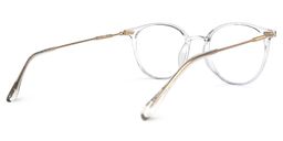 Judsy Clear Round Glasses3