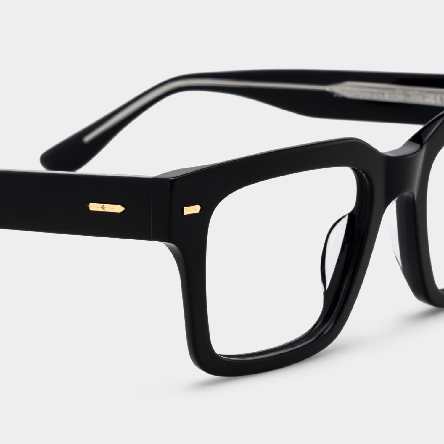 Benjamin Black Thick Rectangle Glasses for Men & Women | ZEELOOL