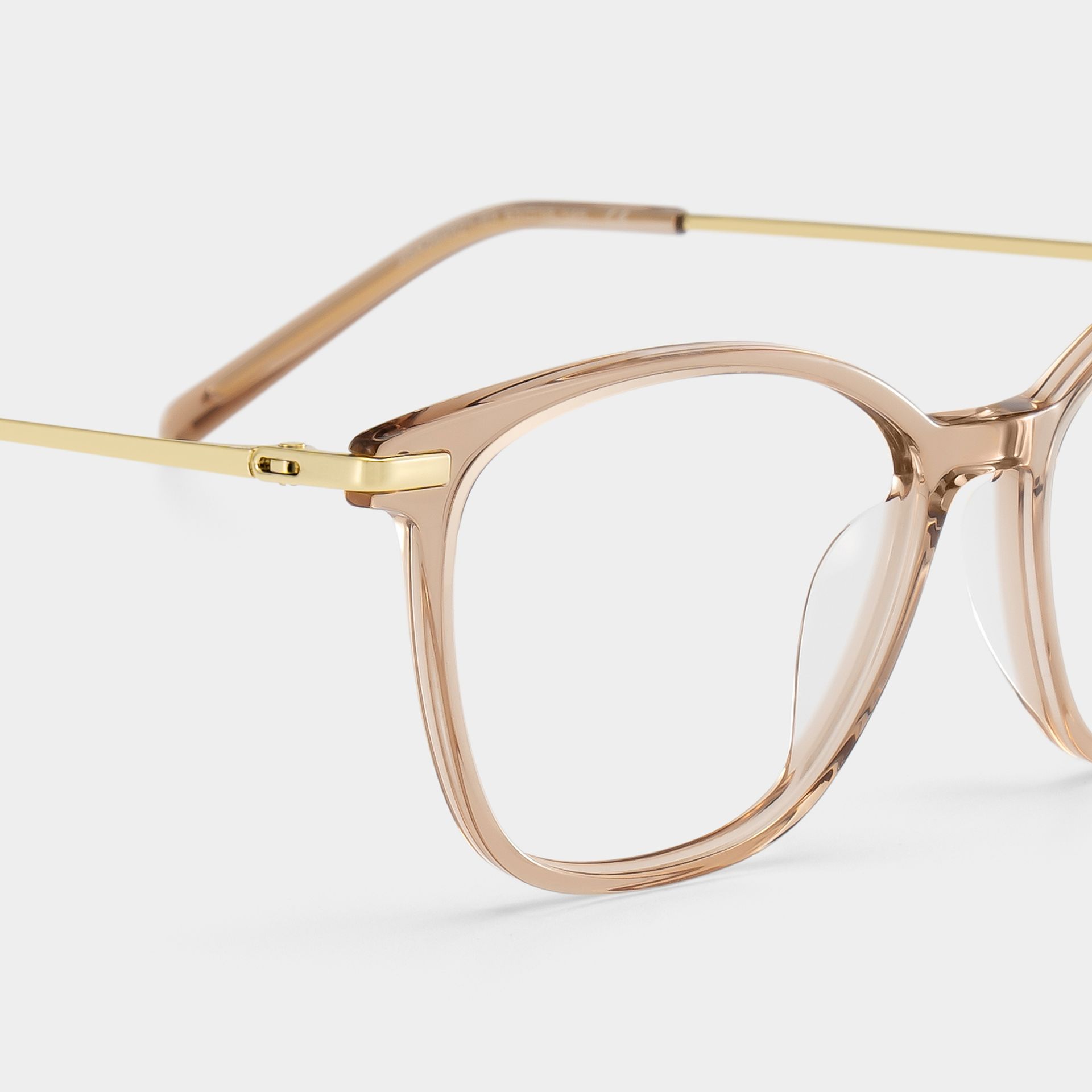 Jessica Beige Cat Eye Glasses for Women | ZEELOOL5