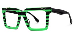Dupree Square Green-Black Glasses1