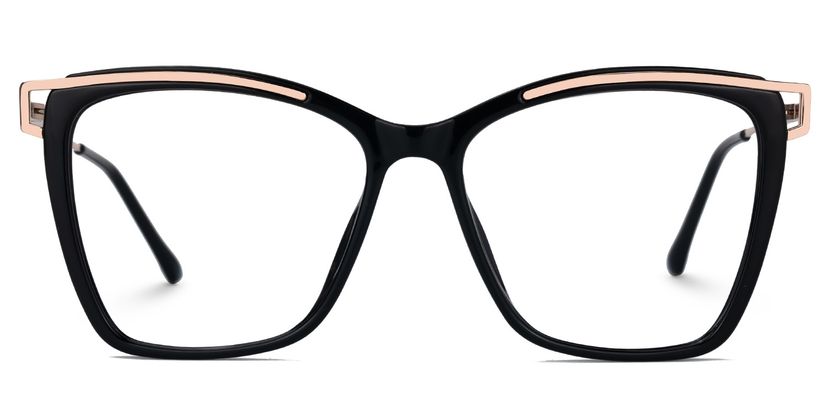 Krystle Square Black Glasses
