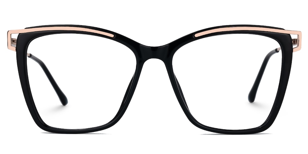 Krystle Square Black Glasses