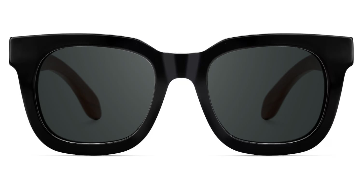 Sam Rectangle Wood Glasses