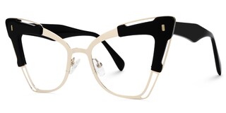 Talbert Cateye Black Glasses1