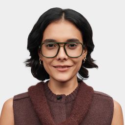 Kilworth Aviator Green Glassess0