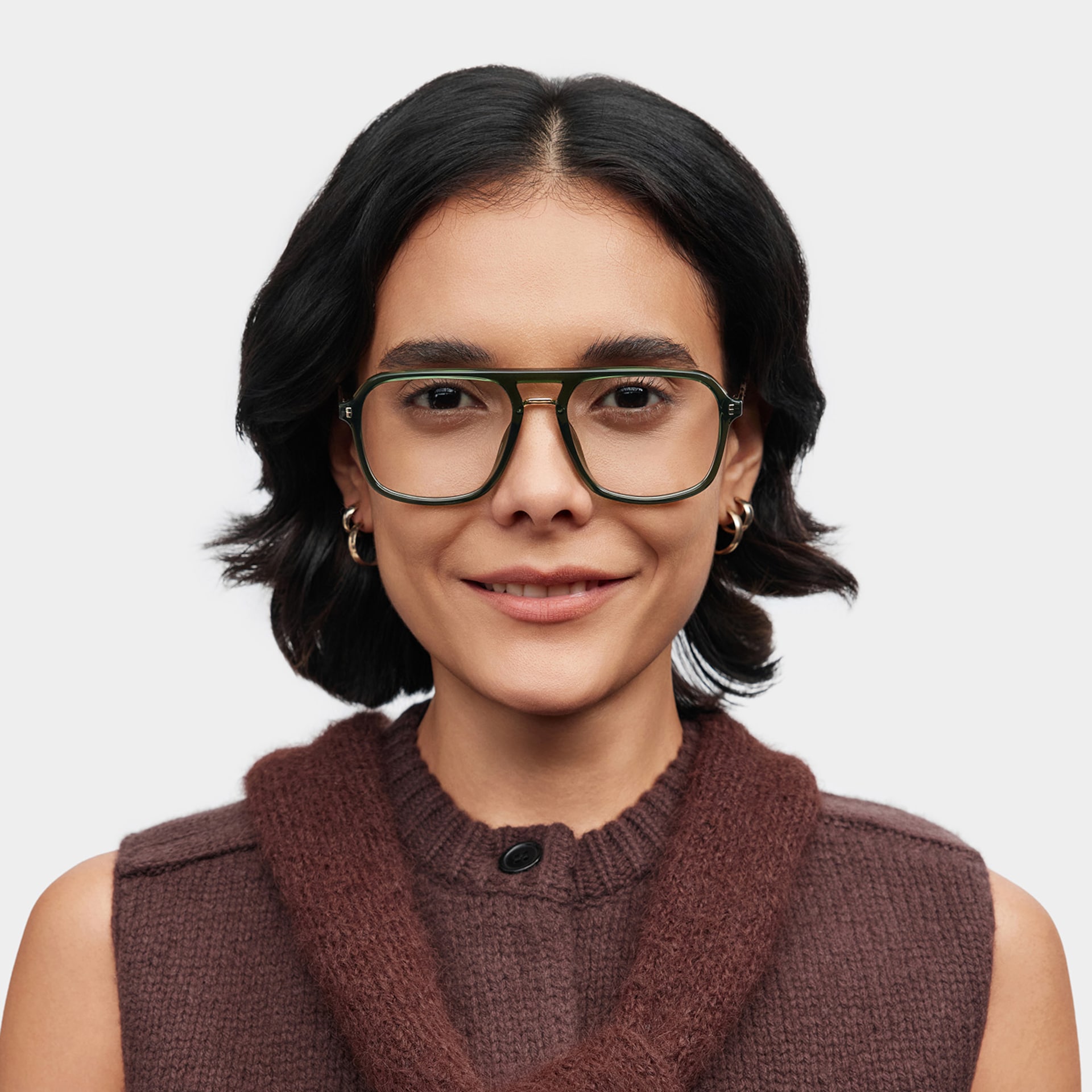 Aviator Kilworth Green Glasses deals -Zeelool Glasses0