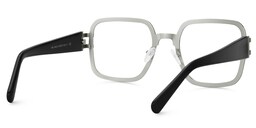 Rudolph Square Silver Glasses4